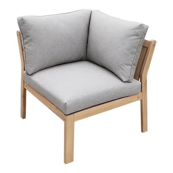 GoodHome Riveo Natural 5 Seater Modular corner Garden furniture set - Image 7