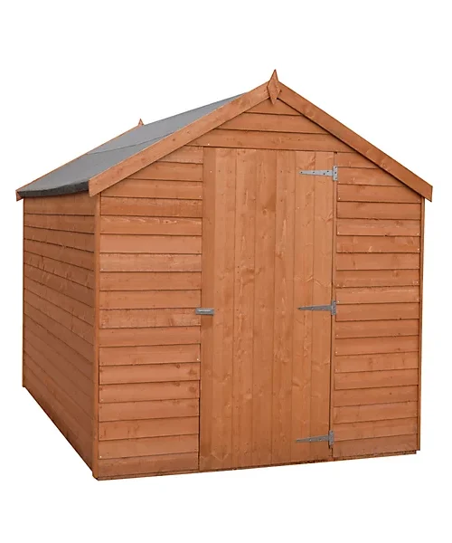 Shire Overlap 7x5 Single Door Windowless Value Garden Building